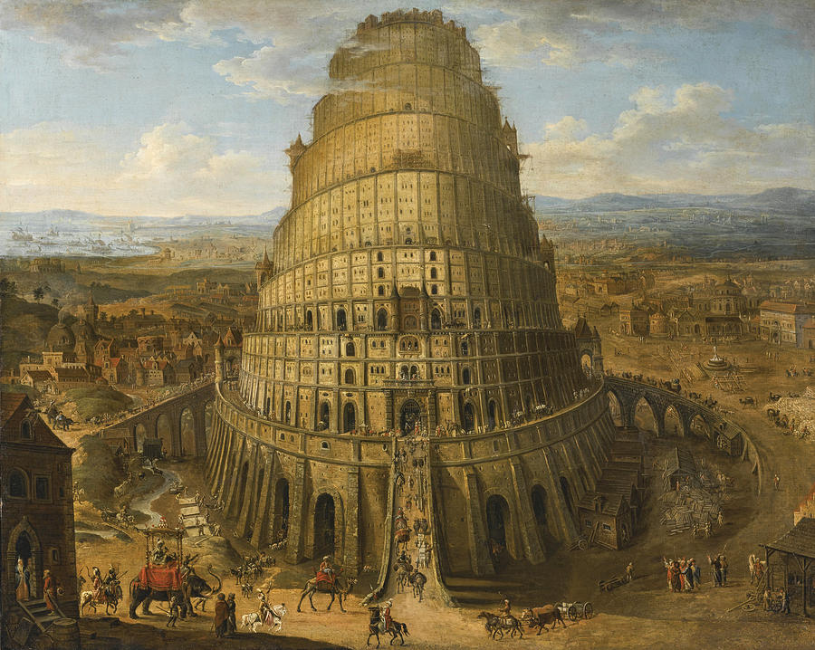The Tower of Babel Painting by Flemish School