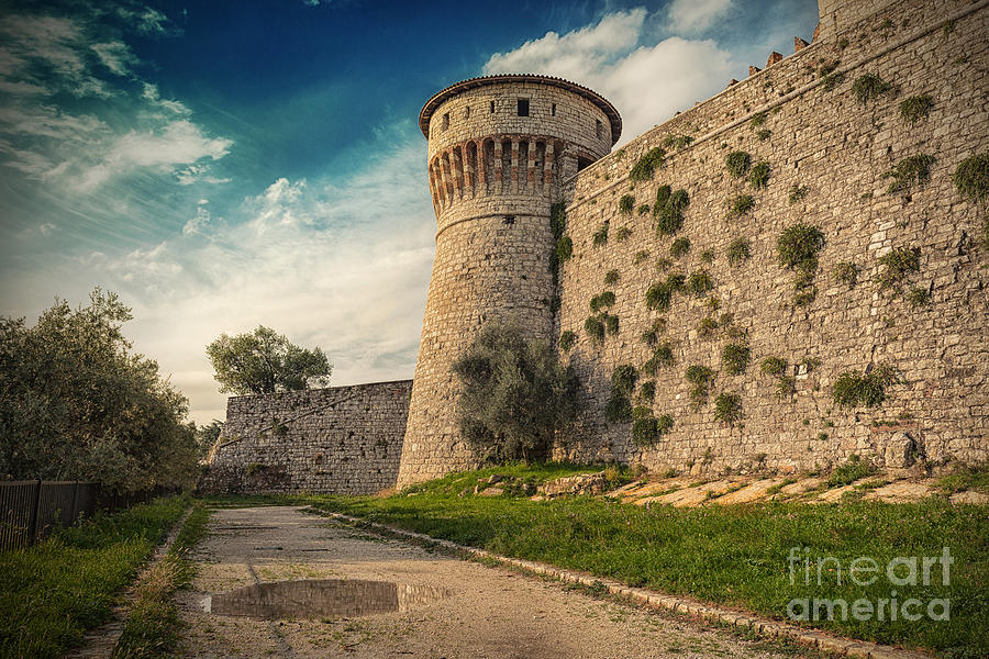 Castle Photograph - The tower of castle by Giordano Aita