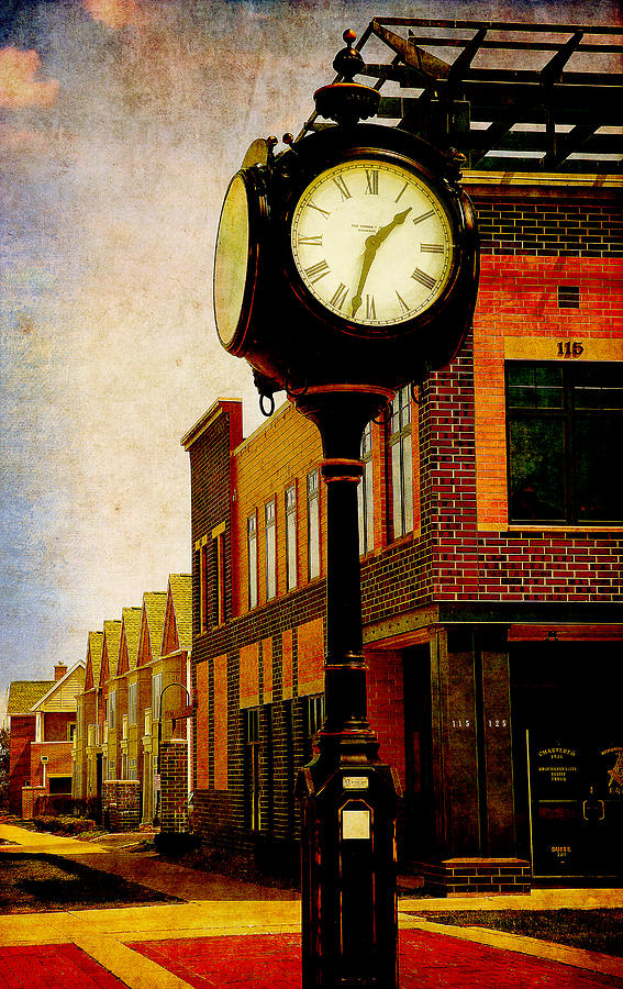 the Town Clock Photograph by Milena Ilieva