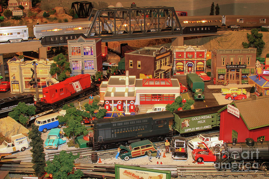 The Town Layout Thomas Trains Art Photograph by Reid Callaway