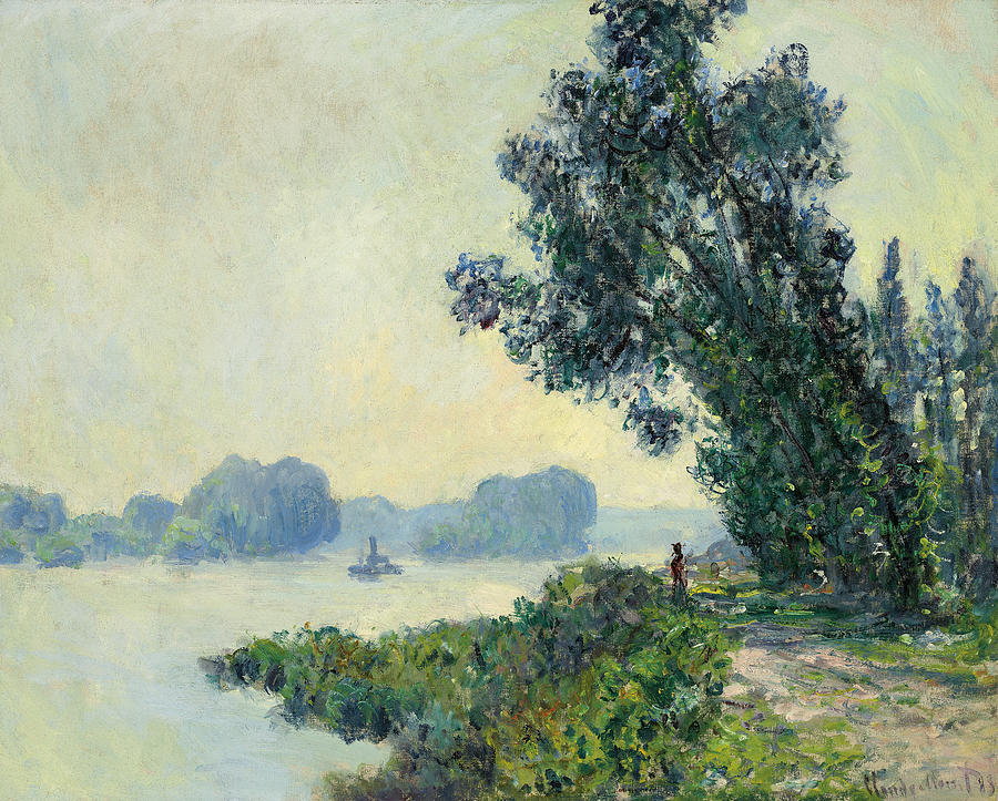 The Towpath at Granval Painting by Claude Monet