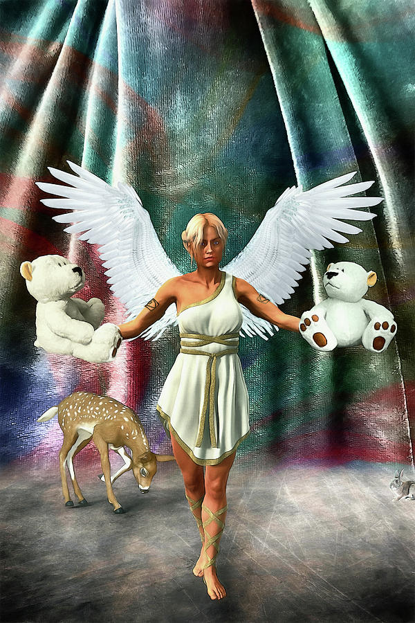 The Toy Fairy Digital Art by John Haldane