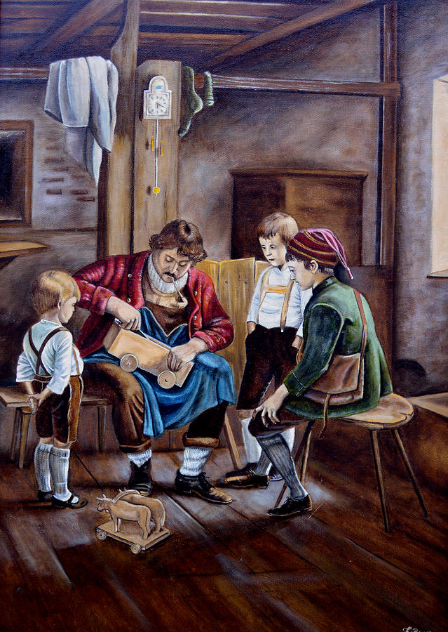 The Toy Maker Painting by Tony Banos - Fine Art America