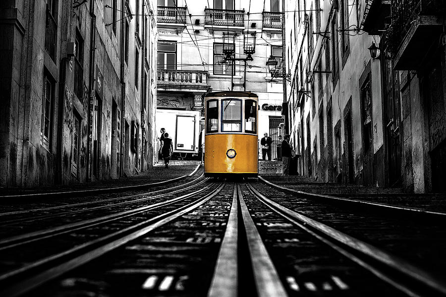 The tram Photograph by Jorge Maia