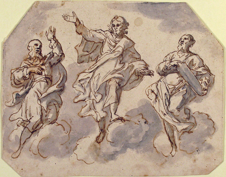 The Transfiguration Drawing by Francesco Curia