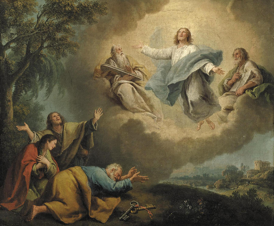 The Transfiguration Painting by Venetian School