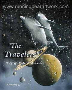 Framed Painting - The Travelers by Michael Meissner Framed Painting - The Travelers by Michael Meissner