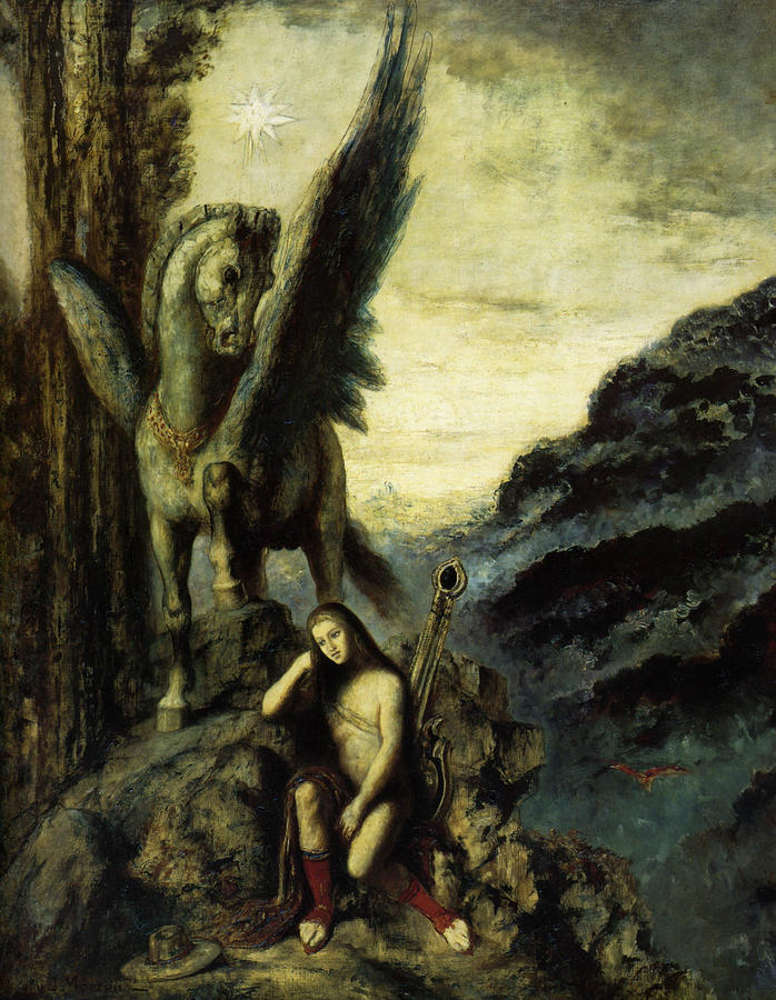 The Traveling Poet Painting by Gustave Moreau