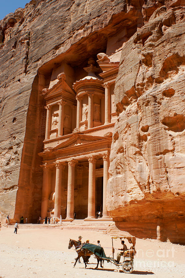 The Treasury at Petra Photograph by David Birchall