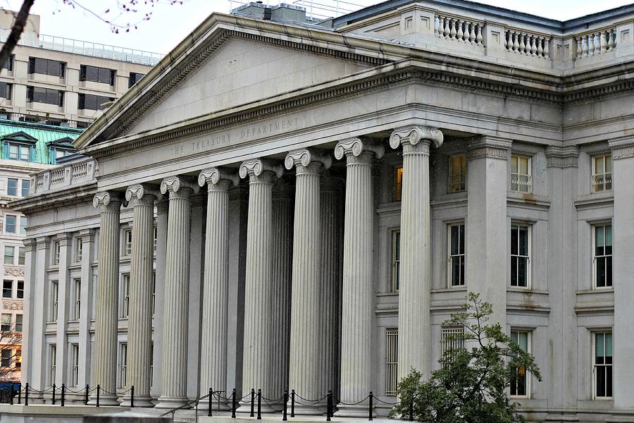 The Treasury Department Building Washington DC Photograph by Andrew ...