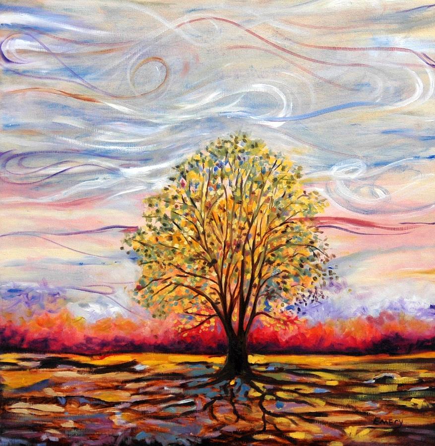 The Tree  Painting by Emery Franklin