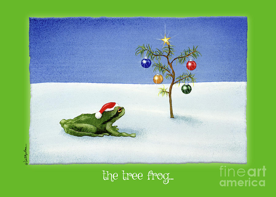 The Tree Frog... Painting by Will Bullas
