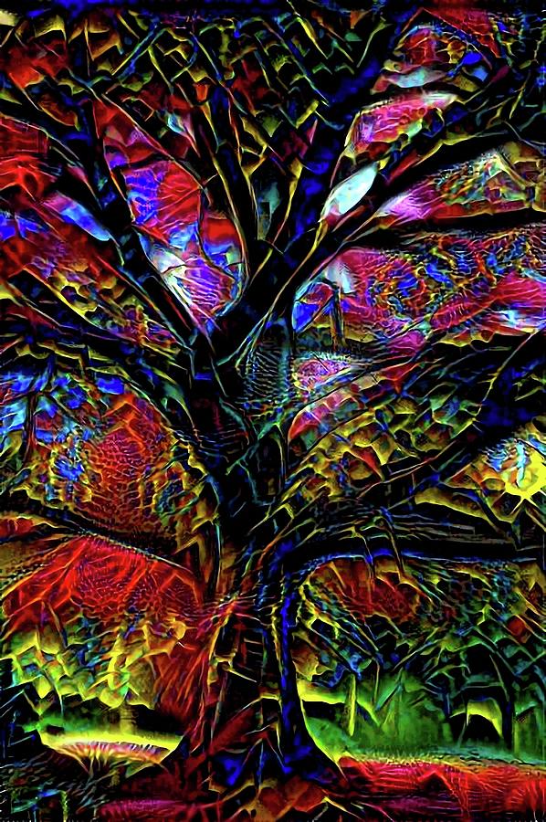 The Tree Digital Art by Lilia S
