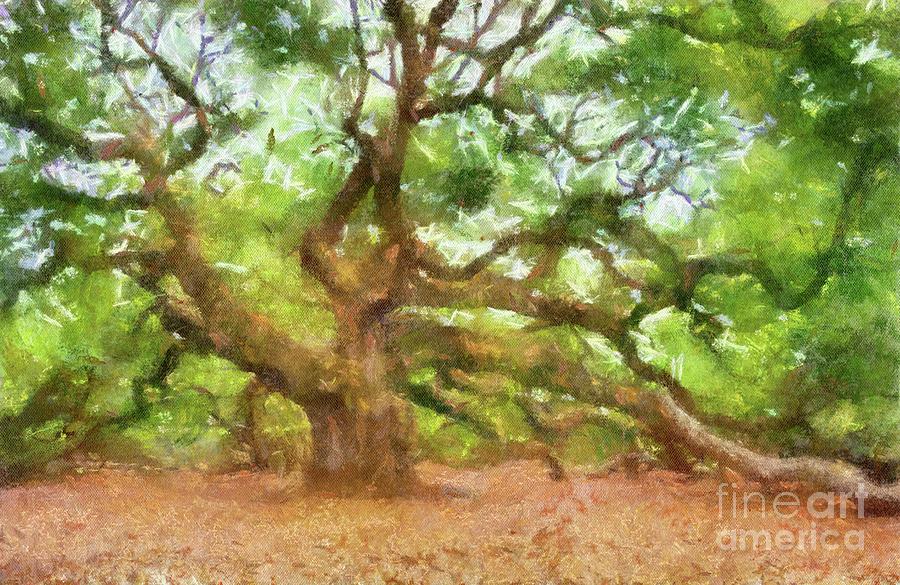 Nature Painting - The Tree of Life by Sarah Kirk by Esoterica Art Agency