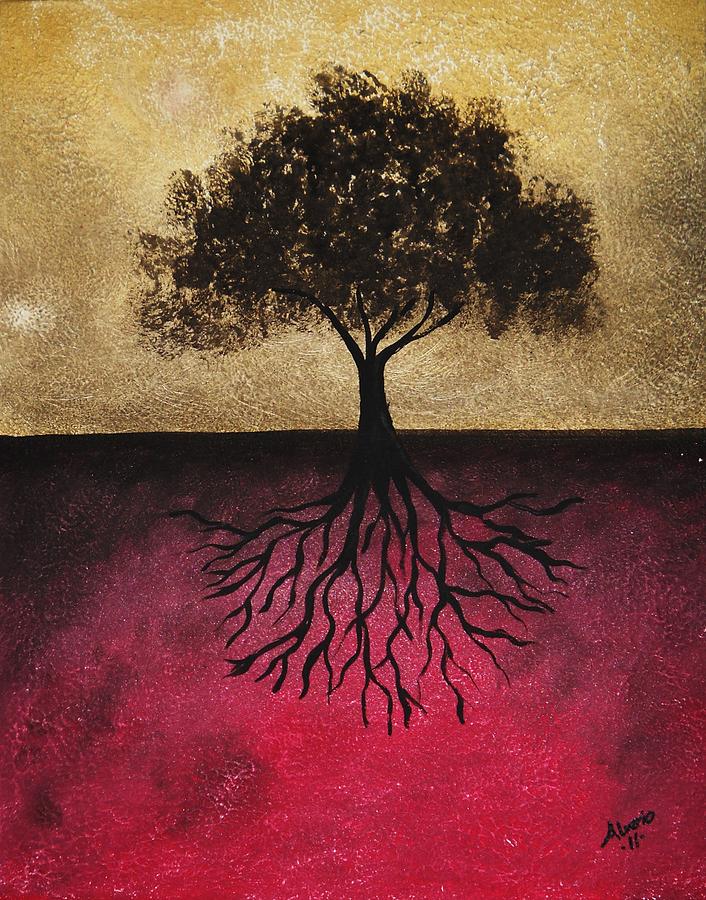 The Tree of Life Painting by Edwin Alverio