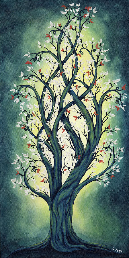 The Tree of Wisdom Painting by Laura Teti