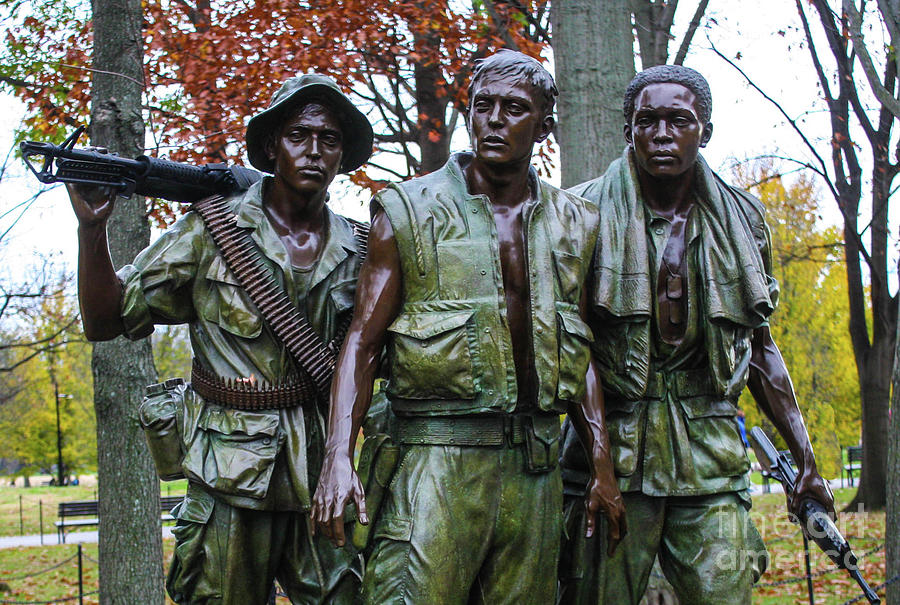 The Three Soldiers #1 Photograph by Bill Rogers