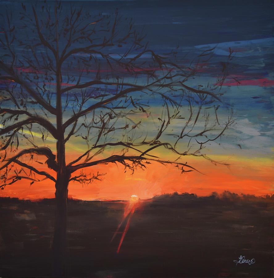 The Tree Painting by Terri Einer