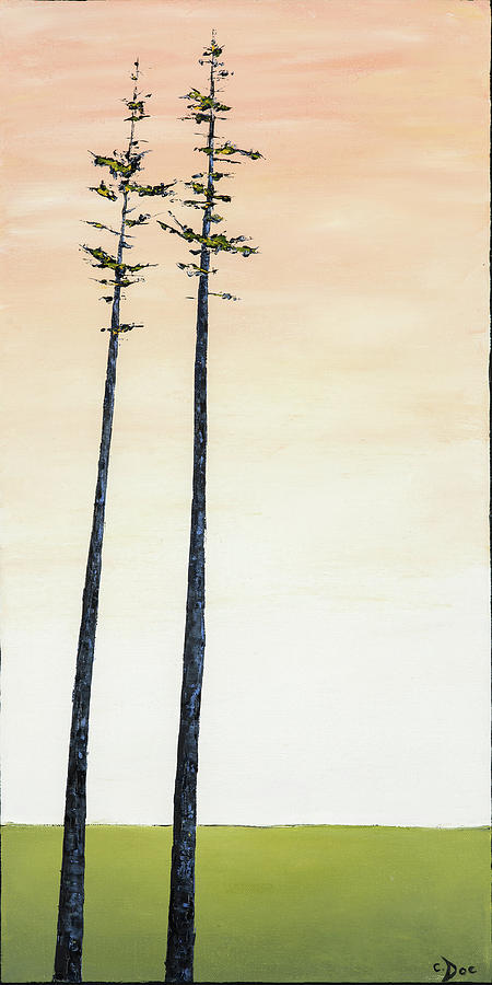 The Trees are So Tall Here   Painting by Carolyn Doe