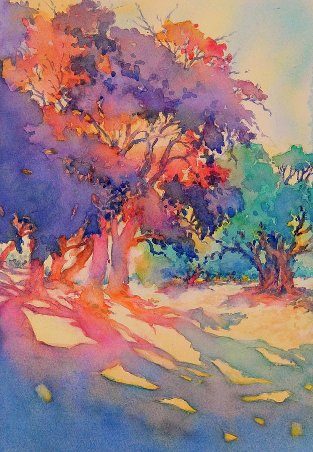 Tree Painting - The Trees Out Back No 5 by Virgil Carter