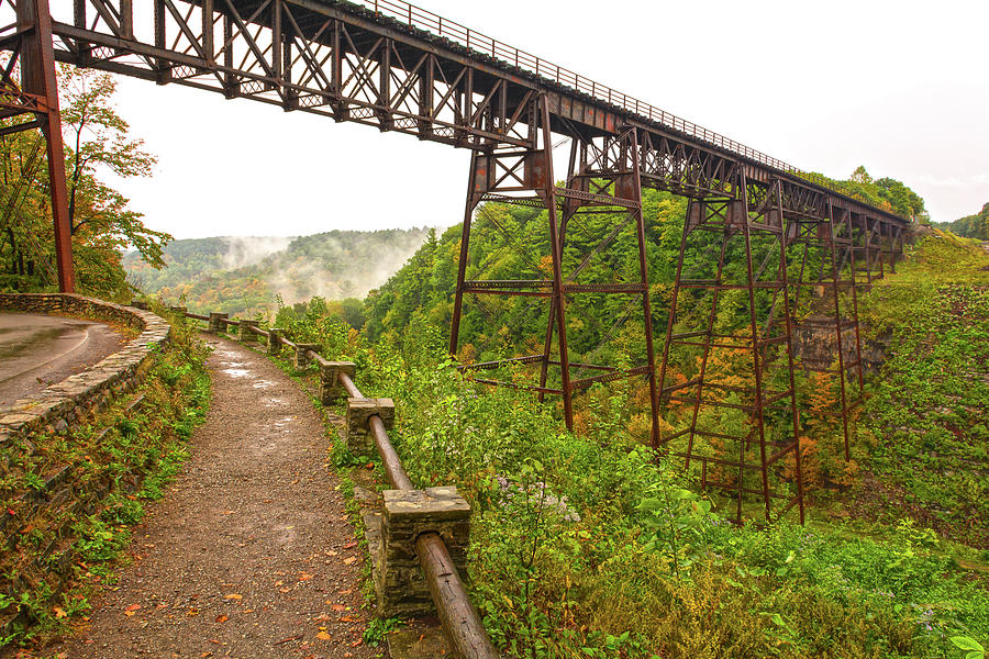 The Trestle And The Gorge Photograph by Angelo Marcialis