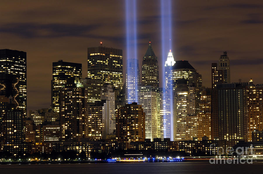 The Tribute In Light Memorial Photograph by Stocktrek Images