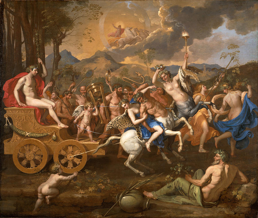 Nicolas Poussin Painting - The Triumph of Bacchus by Nicolas Poussin