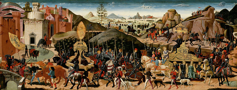 The Triumph of Camillus Painting by Biagio dAntonio