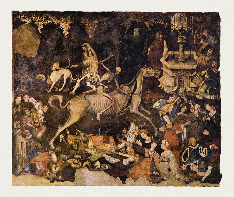 The Triumph Of Death, Medieval Fresco Photograph by Mehau Kulyk