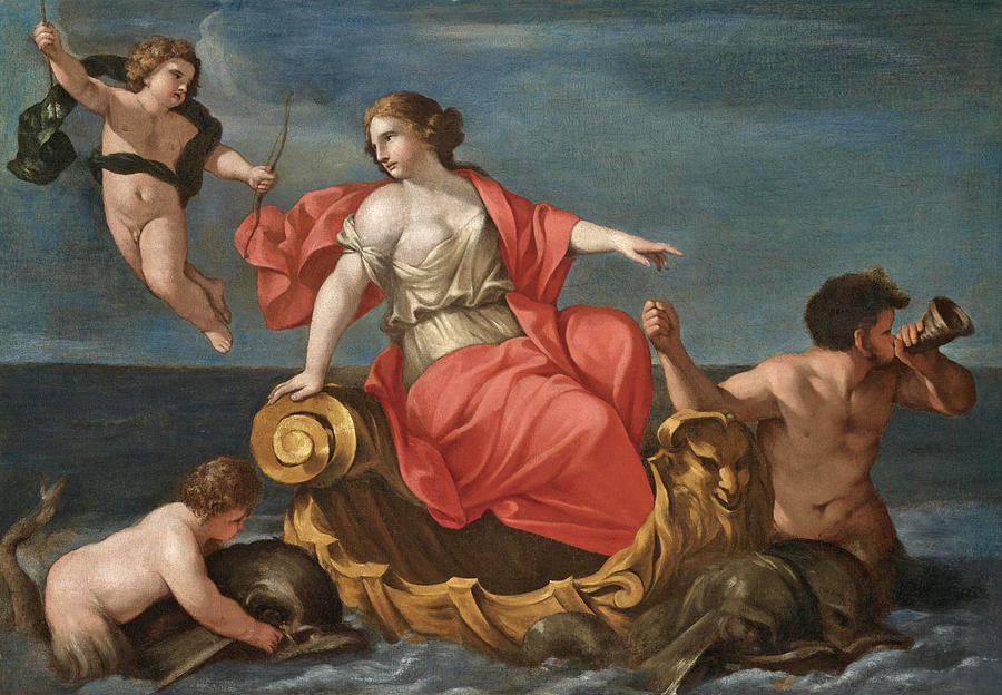 The Triumph of Galatea Painting by Giovanni Francesco Romanelli