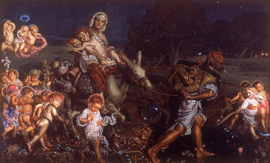 The Triumph of the Innocents Painting by William Holman Hunt