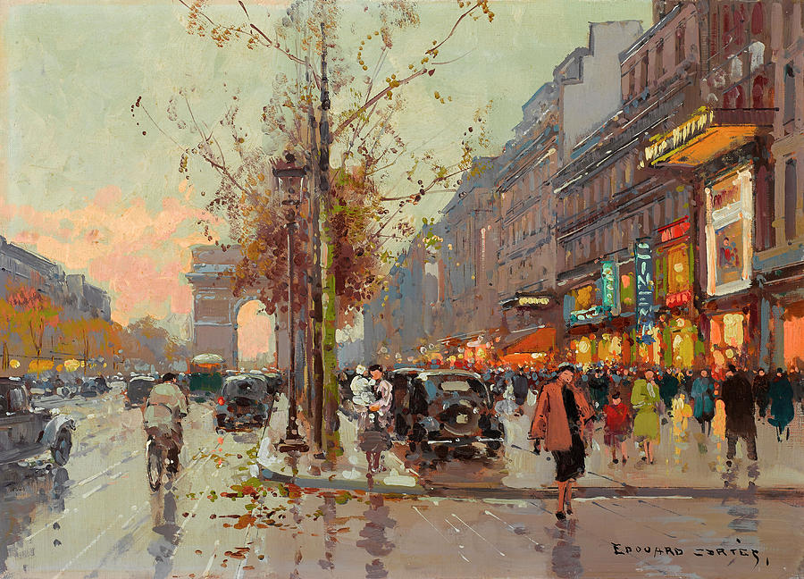 The triumphal arch Painting by Edouard Henri Leon Cortes - Fine Art America