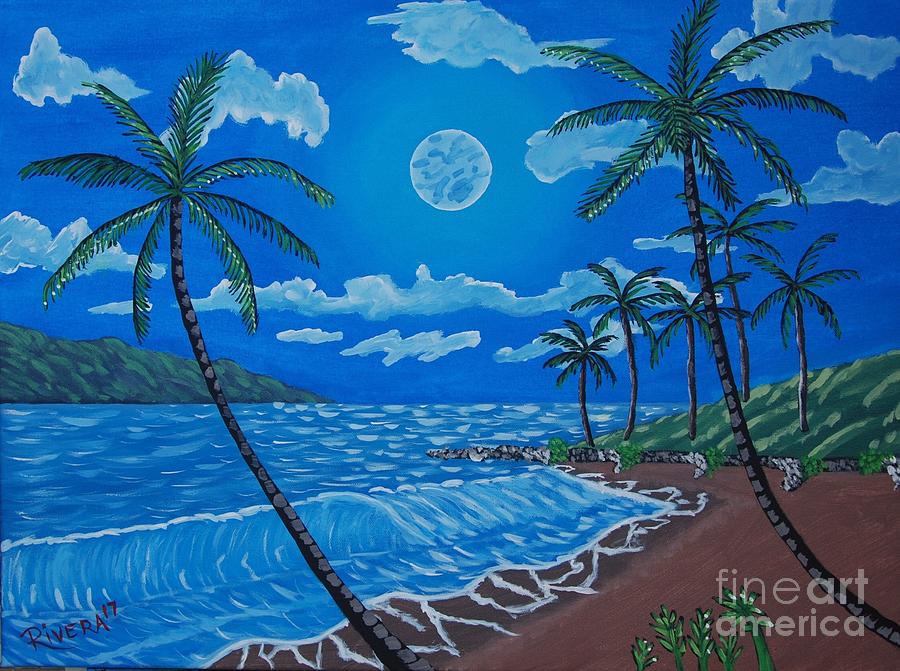 The Tropic - Sold Painting by Edwin Rivera