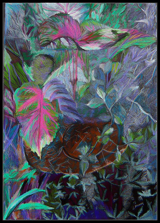 The Tropical Basket Digital Art by Mindy Newman