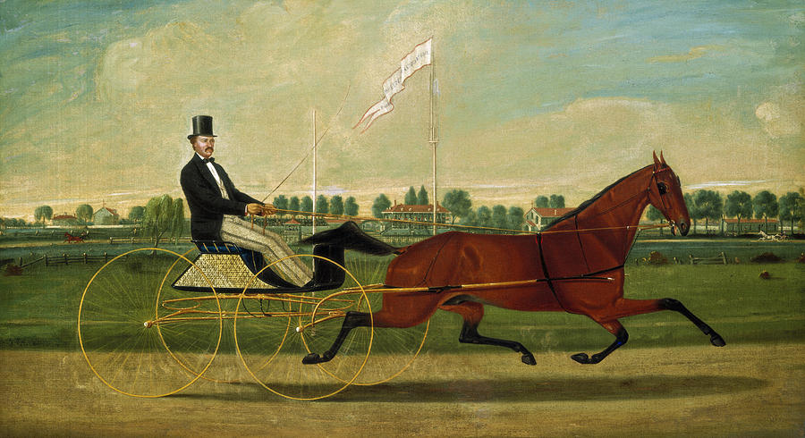 The Trotter Painting by Charles S Humphreys