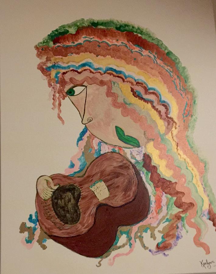 The Troubadour Painting by Kenlynn Schroeder