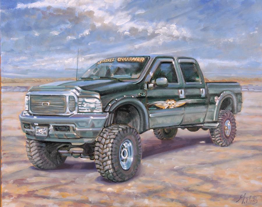 The Truck Painting by Gary M Long