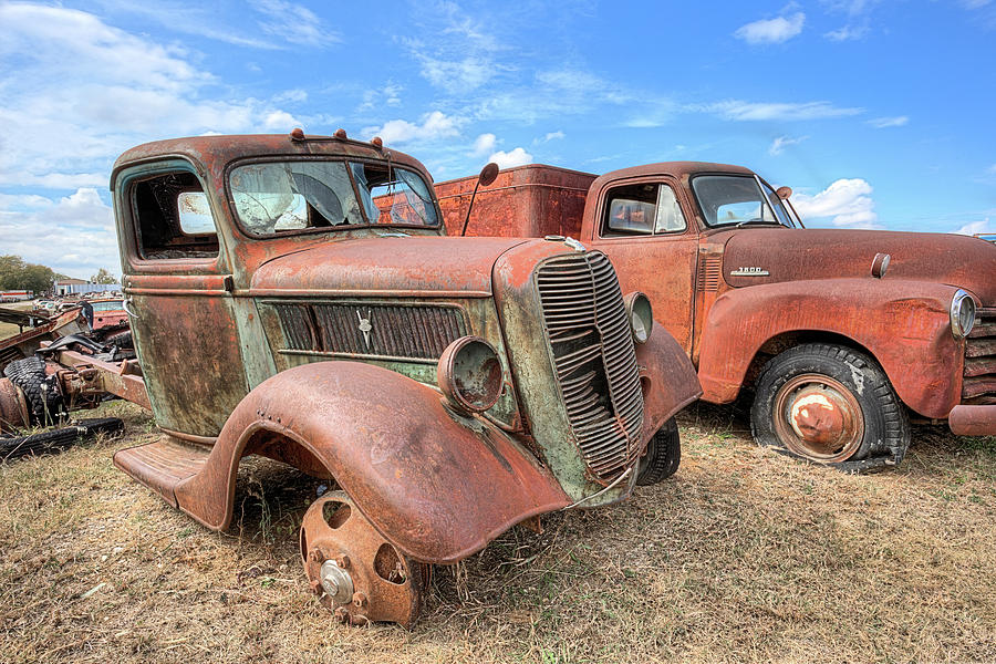 Ford Photograph - The Truck Retirement Home by JC Findley