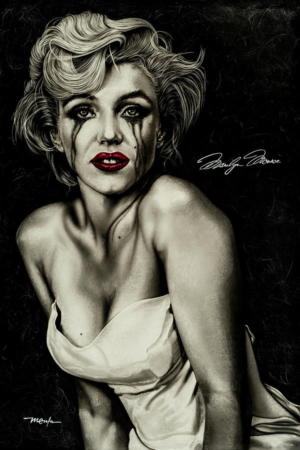 The True Marilyn Painting by Dan Menta