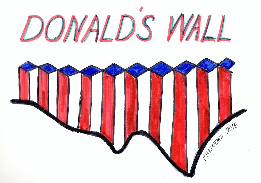 The Trump Drawing By Paul Meinerth Fine Art America