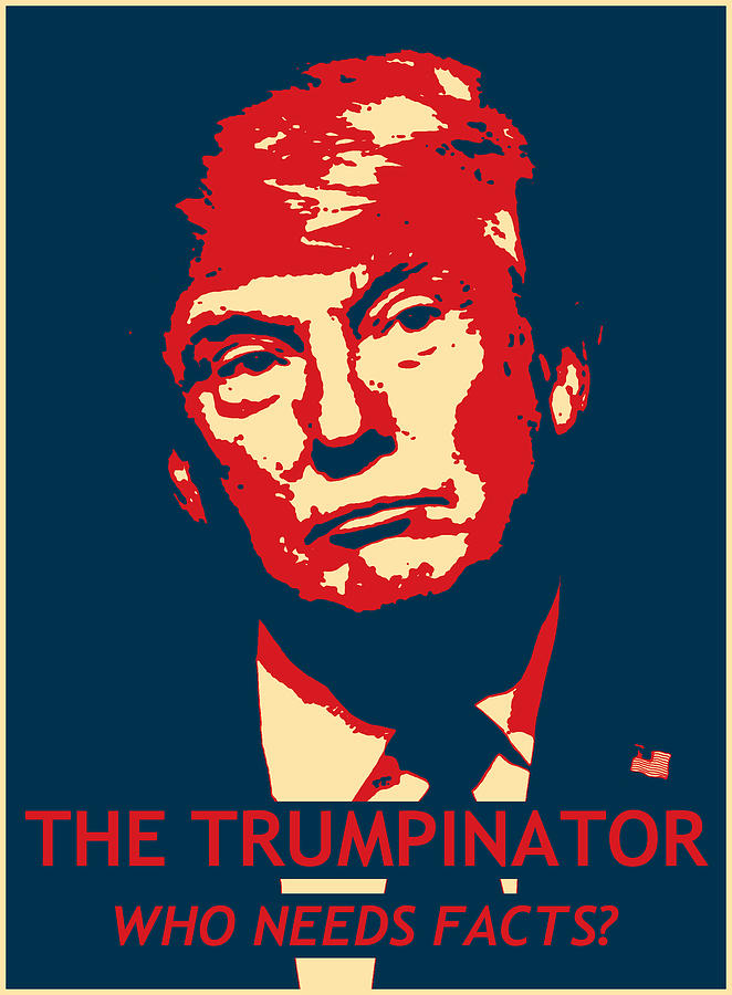 The Trumpinator Photograph by Richard Reeve