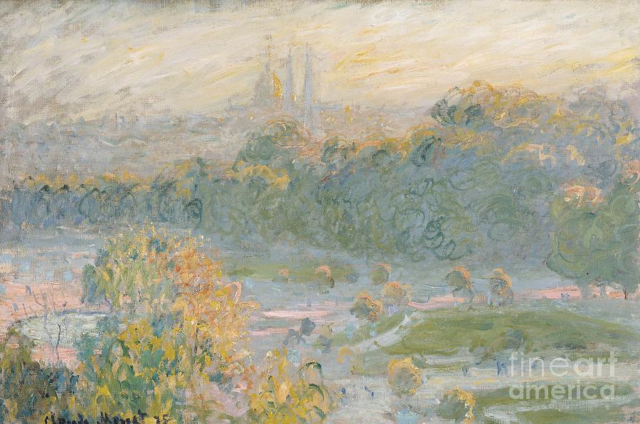 Claude Monet Painting - The Tuileries by Claude Monet