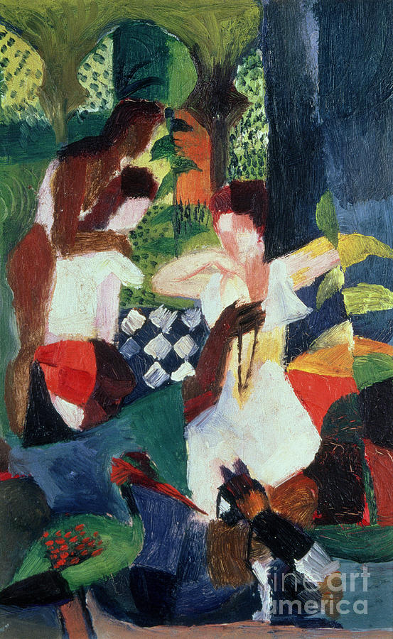 The Turkish Jeweler by August Macke Painting by August Macke