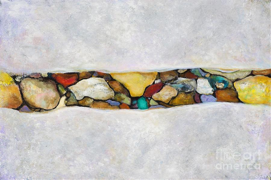 The Turquoise Stone Painting by Frances Marino