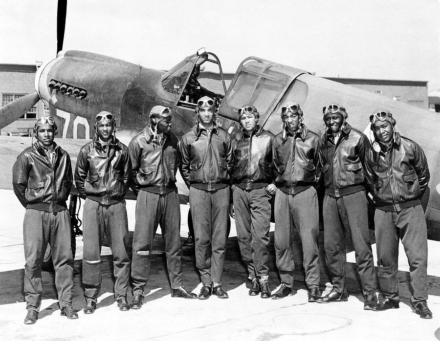 The Tuskegee Airmen circa 1943 Photograph by David Lee Guss