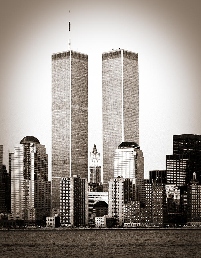 The Twin Towers Photograph by Frank Winters