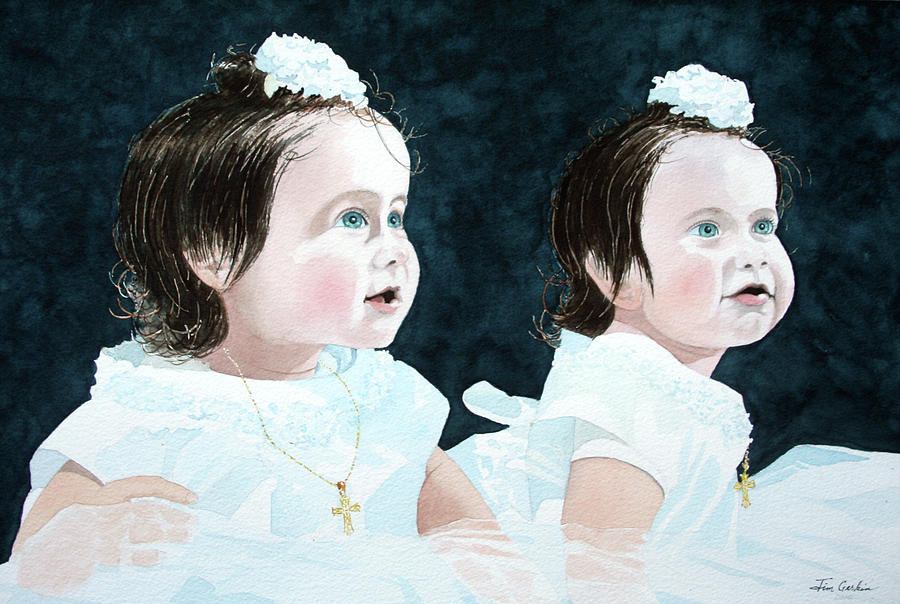 The Twins Painting by Jim Gerkin