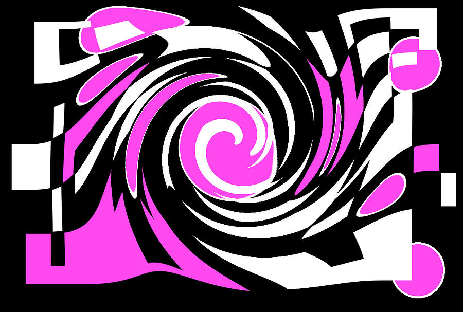 Digital Design Digital Art - The Twist In Color by Art Speakman Digital Design Digital Art - The Twist In Color by Art Speakman