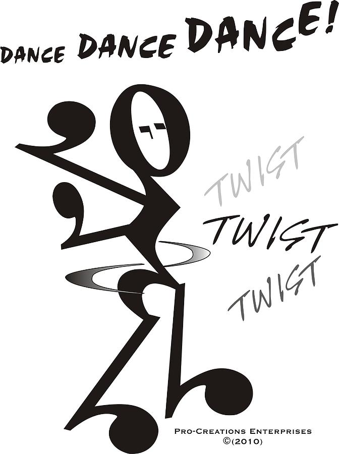 The Twist Digital Art by Maria Watt