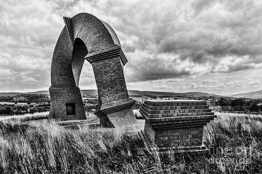 The Twisted Chimney Mono 1 Photograph by Steve Purnell